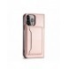 Magnetkortfodral för iPhone 13 Pouch Card Plånbok Kortställ Rosa