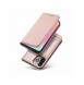 Magnetkortfodral för iPhone 13 Pro Pouch Card Plånbok Korthållare Rosa