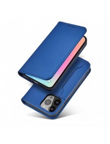 Magnetkortfodral för iPhone 13 Pro Max Pouch Card Plånbok Korthållare Blå