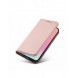 Magnetkortfodral för iPhone 13 Pro Max Pouch Card Plånbok Korthållare Rosa