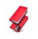Magnetkortfodral för iPhone 13 Pro Max Pouch Card Plånbok Korthållare Röd