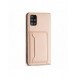 Magnetkortfodral Fodral för Samsung Galaxy A12 5G Plånbok Korthållare Rosa