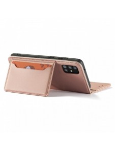 Magnetkortfodral Fodral för Samsung Galaxy A13 5G Plånbok Korthållare Rosa
