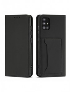 Magnetkortfodral Fodral för Samsung Galaxy A53 5G Plånbok Korthållare Svart