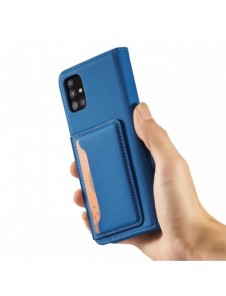 Magnetkortfodral Fodral för Samsung Galaxy A53 5G Plånbok Korthållare Blå