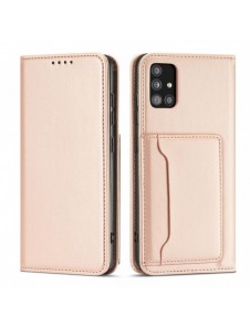Magnetkortfodral Fodral för Samsung Galaxy A53 5G Plånbok Korthållare Rosa