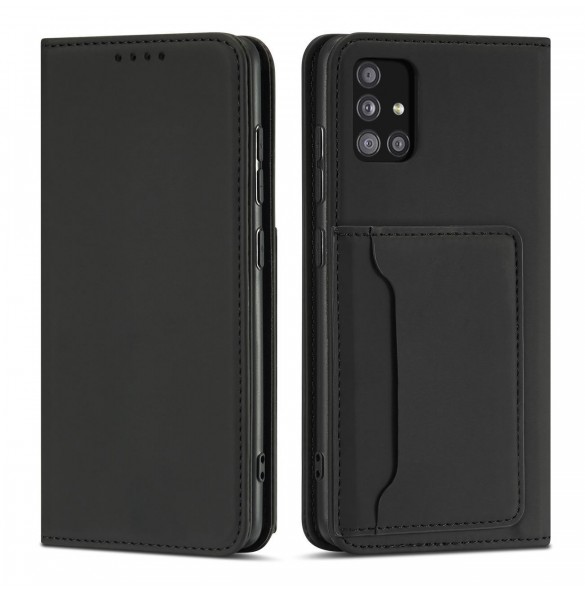 Magnetkortfodral för Xiaomi Redmi Note 11 Pouch Card Plånbok Korthållare Svart