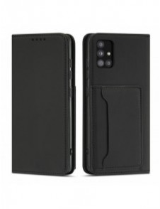 Magnetkortfodral Fodral för Xiaomi Redmi Note 11 Pro Pouch Plånbok Korthållare Svart