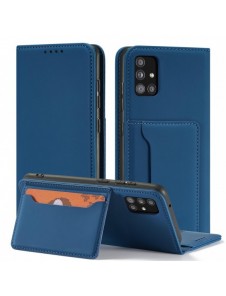 Magnetkortfodral för Xiaomi Redmi Note 11 Pro Pouch Card Plånbok Korthållare Blå