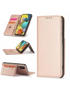Magnetkortfodral Fodral för Xiaomi Redmi Note 11 Pro Pouch Plånbok Korthållare Rosa