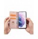 Magnetkortfodral Fodral för Samsung Galaxy S22-väska Kort Plånbok Kortställ Rosa