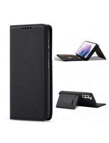 Magnetkortfodral för Samsung Galaxy S22 + (S22 Plus) Plånbok Korthållare Svart