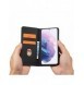 Magnetkortfodral för Samsung Galaxy S22 + (S22 Plus) Plånbok Korthållare Svart