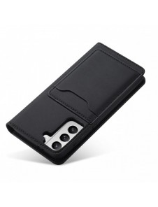 Magnetkortfodral för Samsung Galaxy S22 + (S22 Plus) Plånbok Korthållare Svart