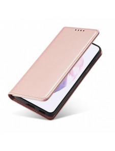Magnetkortfodral för Samsung Galaxy S22 + (S22 Plus) Plånbok Korthållare Rosa