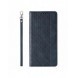 Magnetremsfodral för iPhone 12 Pouch-plånbok + Mini Halsbandshänge Blå