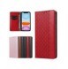 Magnetremsfodral för iPhone 12 Pouch Plånbok + Mini Halsbandshänge Röd