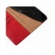 Magnetremsfodral för iPhone 12 Pouch Plånbok + Mini Halsbandshänge Röd