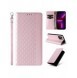 Magnet Strap Fodral för iPhone 12 Pro Pouch Plånbok + Mini Lanyard Pendant Rosa