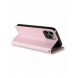 Magnet Strap Fodral för iPhone 12 Pro Pouch Plånbok + Mini Lanyard Pendant Rosa