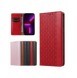 Magnet Strap Fodral för iPhone 12 Pro Pouch Plånbok + Mini Halsbandshänge Röd