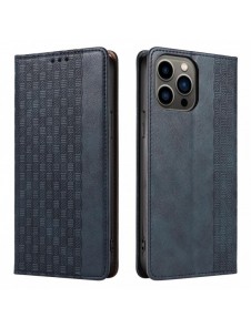 Magnetremsfodral för iPhone 12 Pro Max Plånbok + Mini Halsbandshänge Blå