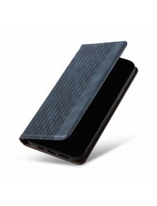 Magnetremsfodral för iPhone 12 Pro Max Plånbok + Mini Halsbandshänge Blå
