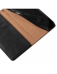 Magnet Strap Fodral för iPhone 13 Pouch Plånbok + Mini Lanyard Pendant Svart