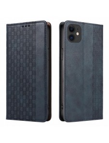 Magnet Strap Fodral för iPhone 13 fodral plånbok + mini halsbandshänge blå