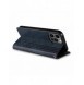 Magnet Strap Case Fodral för iPhone 13 Pro Pouch Plånbok + Mini Lanyard Pendant Blå