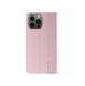 Magnet Strap Fodral för iPhone 13 Pro Pouch Plånbok + Mini Lanyard Pendant Rosa