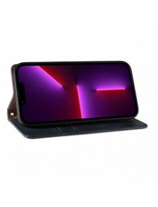 Magnet Strap Fodral för iPhone 13 Pro Max Pouch Plånbok + Mini Lanyard Pendant Blå