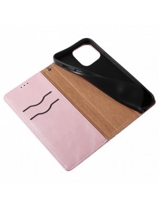 Magnet Strap Case Fodral för iPhone 13 Pro Max Pouch Plånbok + Mini Halsbandshänge Rosa