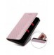 Magnet Strap Fodral Fodral för Samsung Galaxy A12 5G Plånbok + Mini Halsbandshänge Rosa