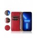 Magnet Strap Fodral Fodral för Samsung Galaxy A13 5G Plånbok + Mini Halsband Röd