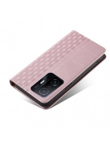 Magnet Strap Fodral Fodral för Samsung Galaxy A53 5G Plånbok + Mini Halsbandshänge Rosa