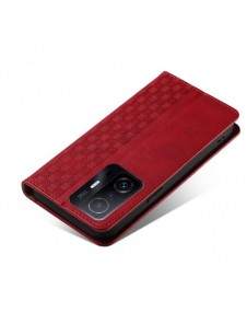 Magnetremsfodral Fodral för Samsung Galaxy A53 5G Plånbok + Mini Halsbandshänge Röd