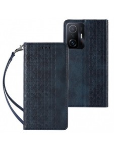 Magnetremsfodral Fodral för Xiaomi Redmi Note 11 Plånbok + Mini Halsbandshänge Blå