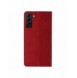 Magnet Strap Case Fodral för Samsung Galaxy S22 Pouch Plånbok + Mini Halsband Röd