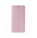 Magnet Strap Case Fodral för Samsung Galaxy S22 Ultra Pouch Plånbok + Mini Halsbandshänge Rosa
