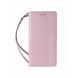 Magnet Strap Case Fodral för Samsung Galaxy S22 Ultra Pouch Plånbok + Mini Halsbandshänge Rosa