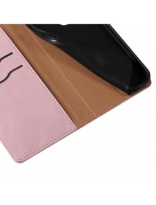 Magnet Strap Case Fodral för Samsung Galaxy S22 Ultra Pouch Plånbok + Mini Halsbandshänge Rosa
