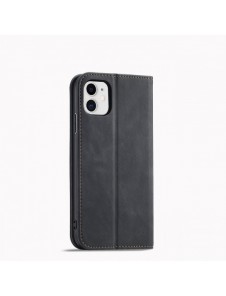 Magnet Fancy Fodral för iPhone 12 Pouch Card Plånbok Kortställ Svart