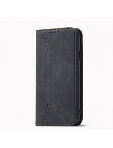 Magnet Fancy Fodral för iPhone 12 Pouch Card Plånbok Kortställ Svart