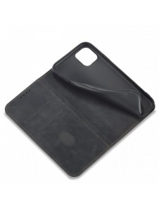 Magnet Fancy Fodral för iPhone 12 Pouch Card Plånbok Kortställ Svart