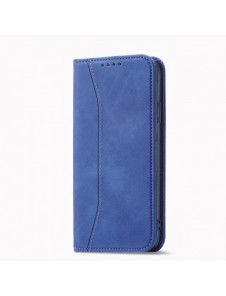 Magnet Fancy Fodral för iPhone 12 täckkort plånbok kortställ blå