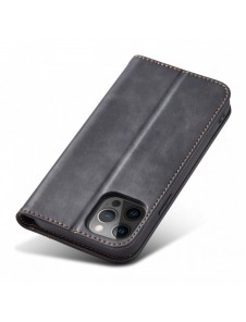 Magnet Fancy Case Fodral för iPhone 12 Pro Pouch Card Plånbok Kortställ Svart