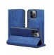 Magnet Fancy Case Fodral för iPhone 12 Pro Cover Card Plånbok Kortställ Blå