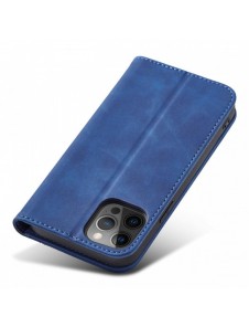 Magnet Fancy Case Fodral för iPhone 12 Pro Cover Card Plånbok Kortställ Blå