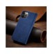 Magnet Fancy Case Fodral för iPhone 12 Pro Cover Card Plånbok Kortställ Blå